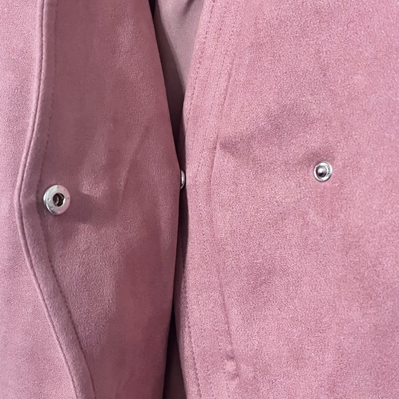 Rye Grass Desert Rose New Small Faux Suede Vest - Picture 5 of 6